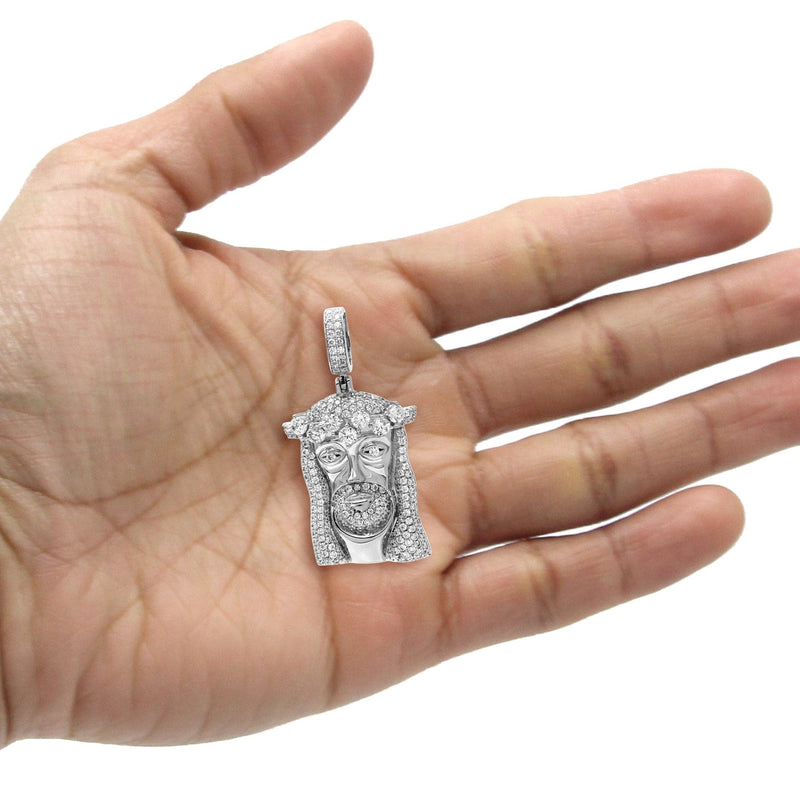 Gold Plated Jesus Head Pendant | 26.7 Grams