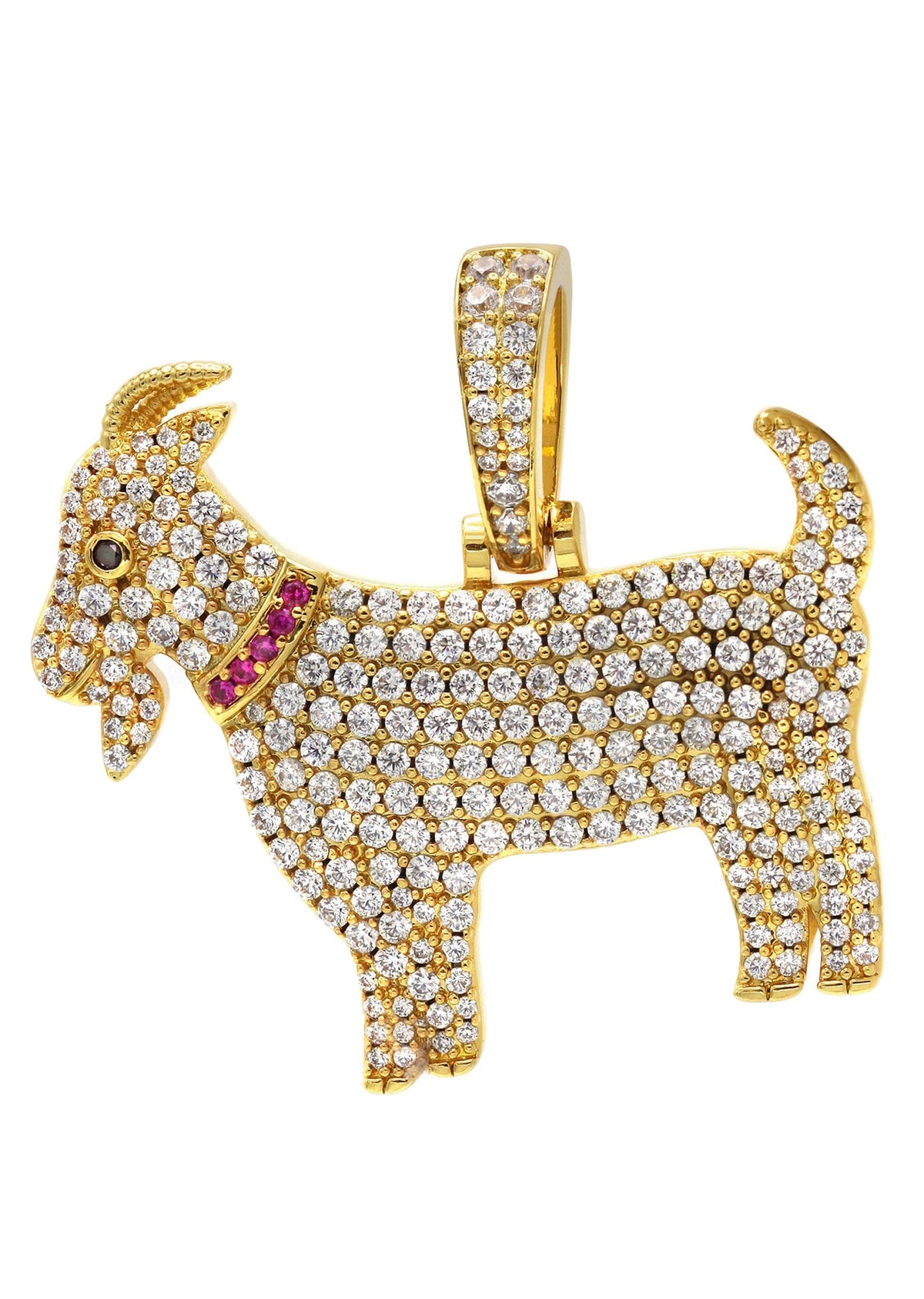 Gold Plated Goat Pendant | 14.5 Grams