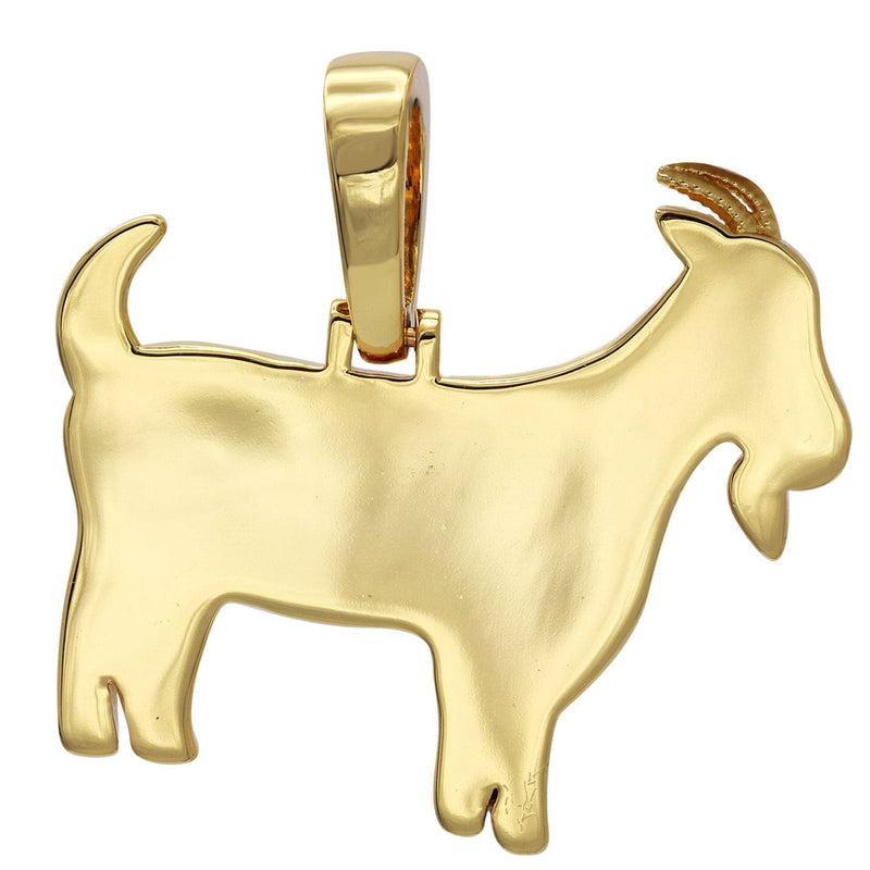 Gold Plated Goat Pendant | 14.5 Grams