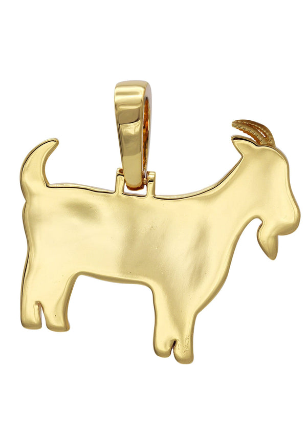 Gold Plated Goat Pendant | 14.5 Grams