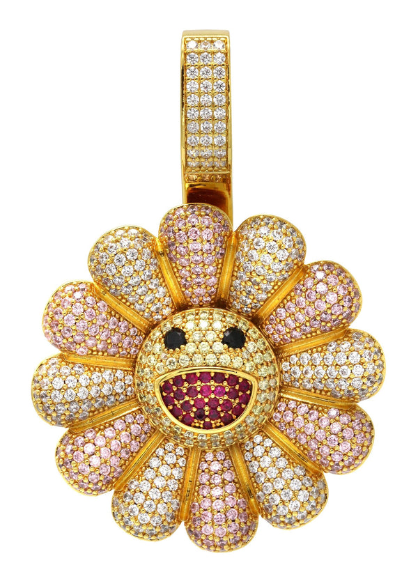 Gold Plated Murakami Spinner Pendant | 30.8 Grams