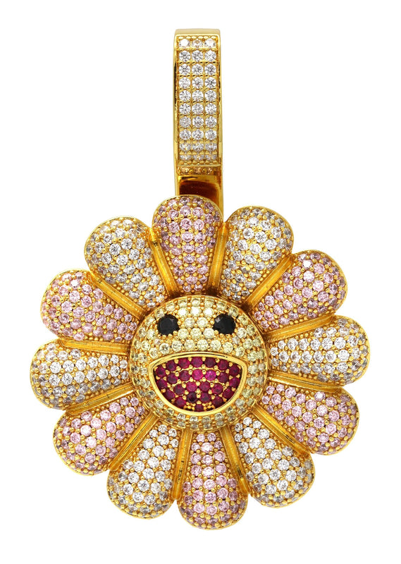 Gold Plated Murakami Spinner Pendant | 30.8 Grams