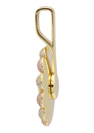 Gold Plated Murakami Spinner Pendant | 30.8 Grams