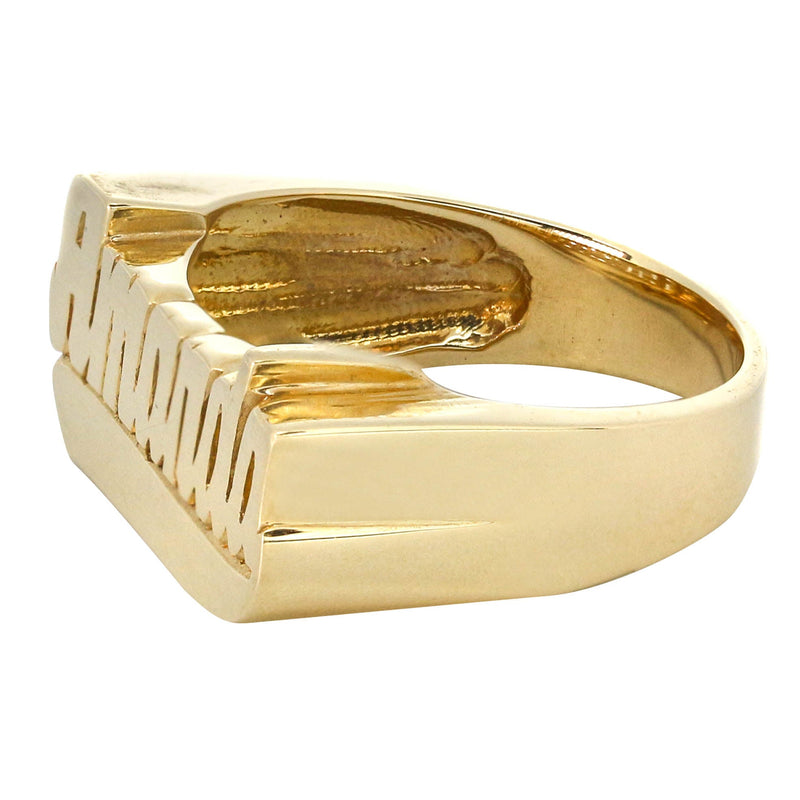 14K Script Gold Name Ring | Appx. 3.8 Grams