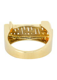 14K Script Gold Name Ring | Appx. 3.8 Grams