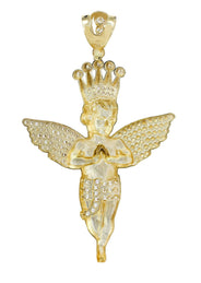 10K Gold Angel Pendant  |  33.4 Grams