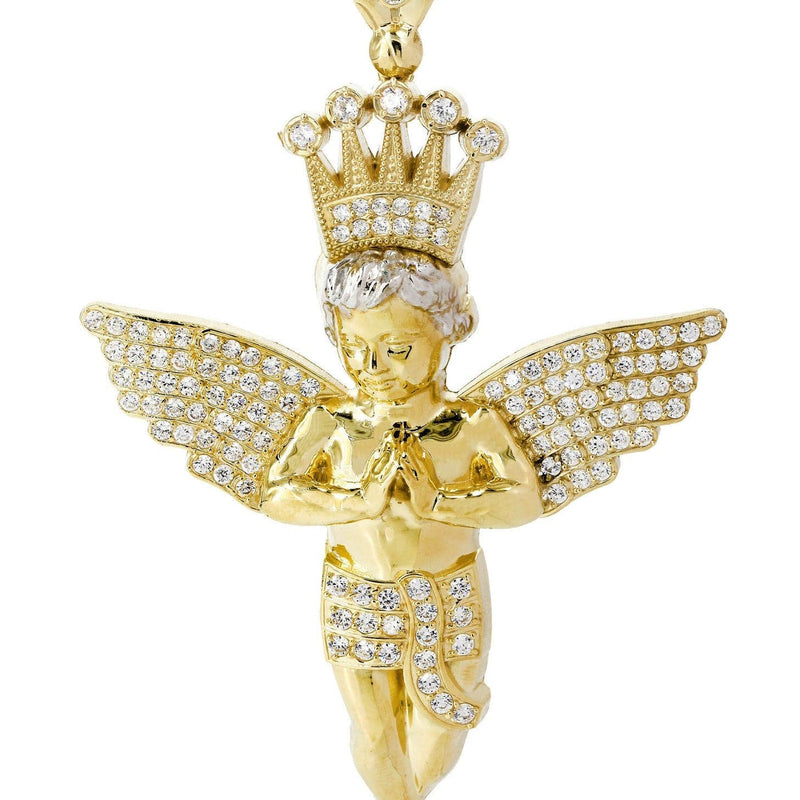 10K Gold Angel Pendant  |  33.4 Grams