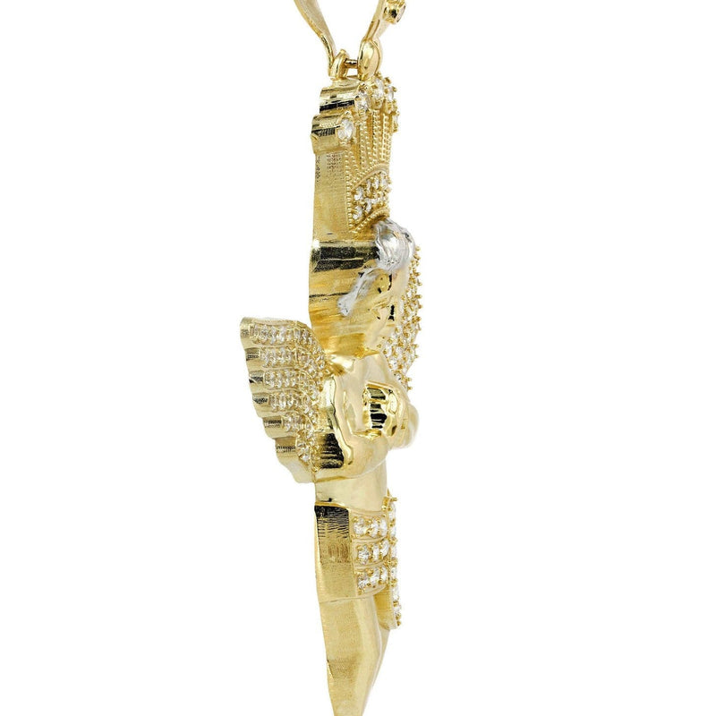 10K Gold Angel Pendant  |  33.4 Grams