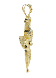 10K Gold Angel Pendant  |  33.4 Grams