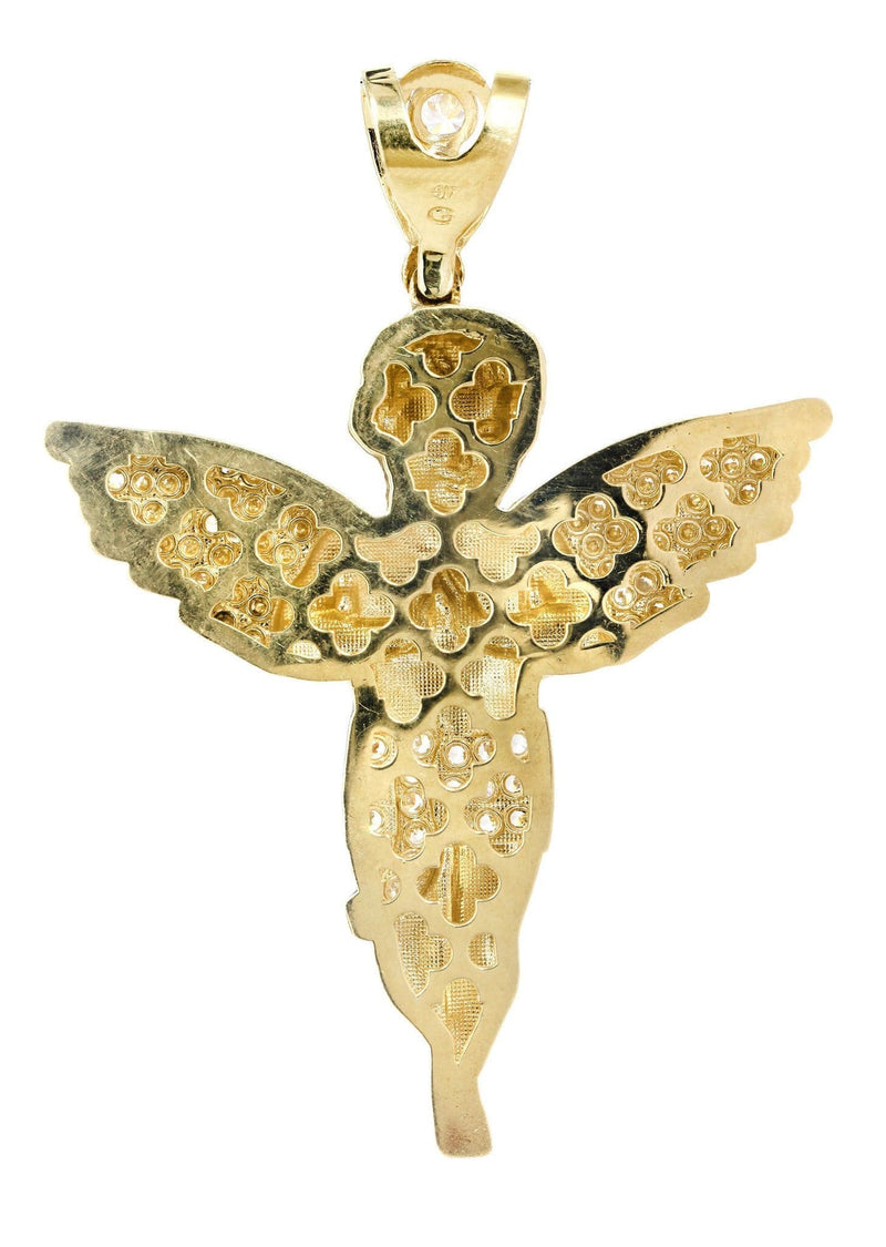 10K Gold Angel Pendant  |  41.3 Grams