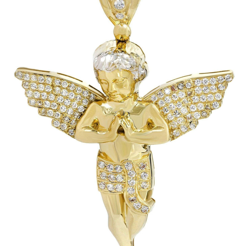 10K Gold Angel Pendant  |  41.3 Grams