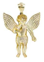 10K Gold Angel Pendant  |  14.3 Grams