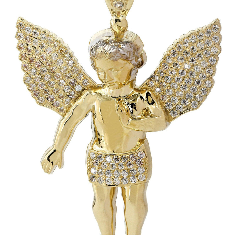 10K Gold Angel Pendant  |  14.3 Grams