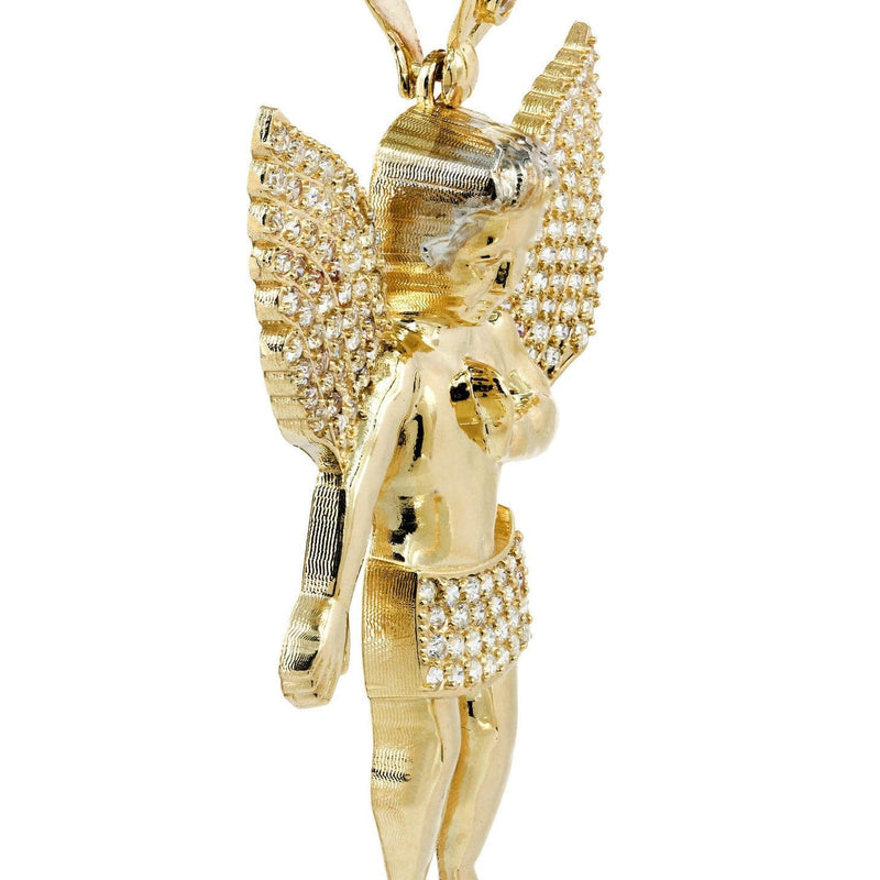 10K Gold Angel Pendant  |  14.3 Grams