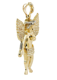 10K Gold Angel Pendant  |  14.3 Grams