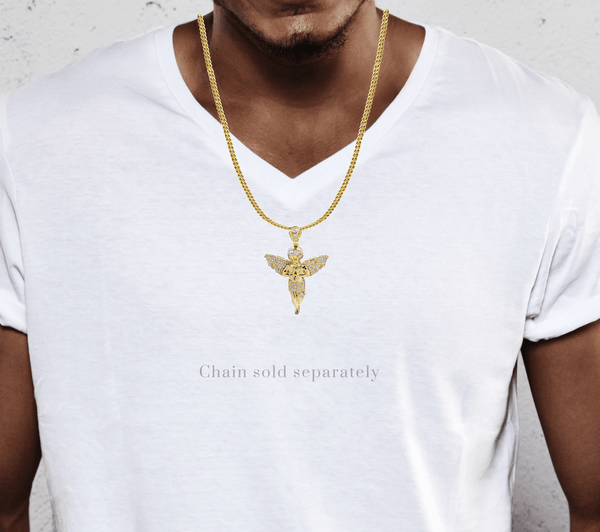 10K Gold Angel Pendant  |  13.4 Grams