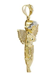 10K Gold Angel Pendant  |  13.4 Grams