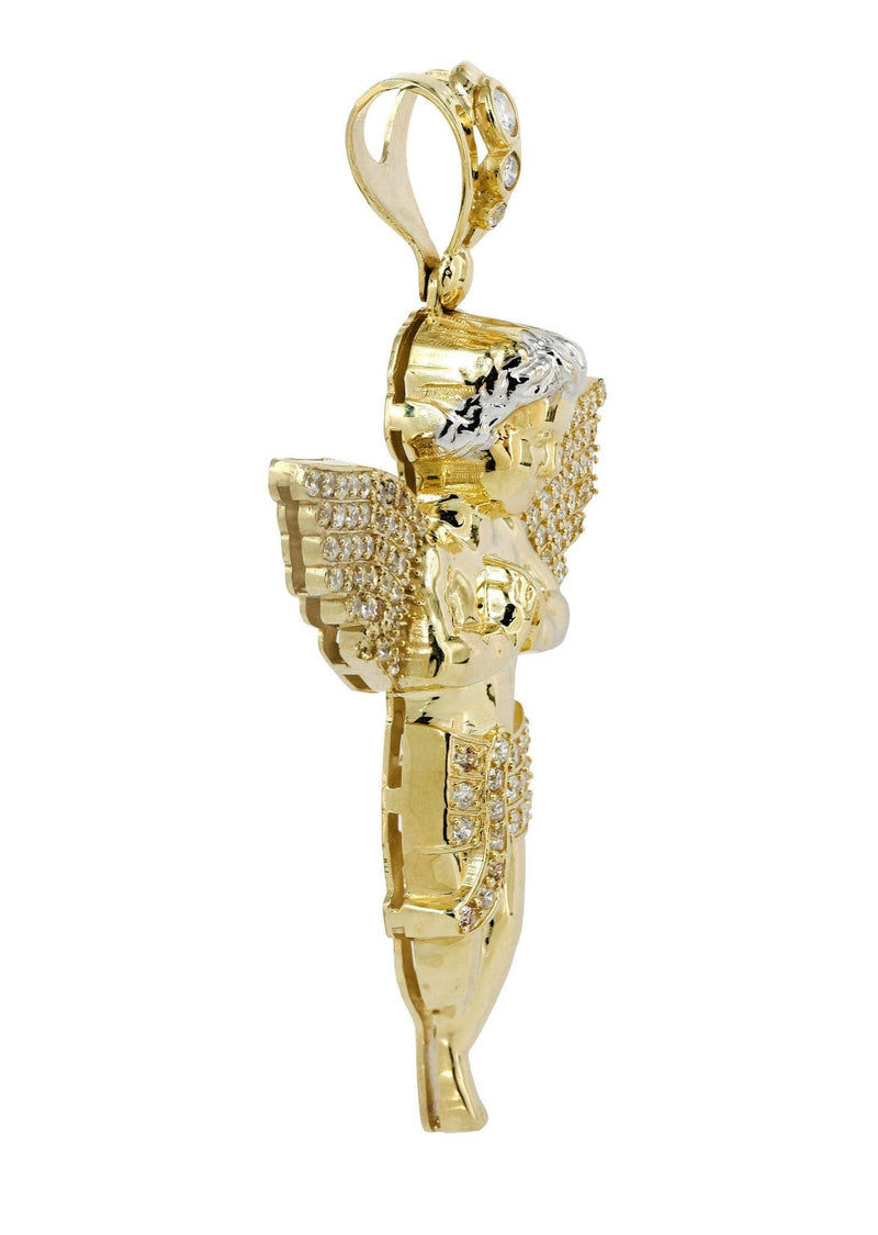 10K Gold Angel Pendant  |  13.4 Grams