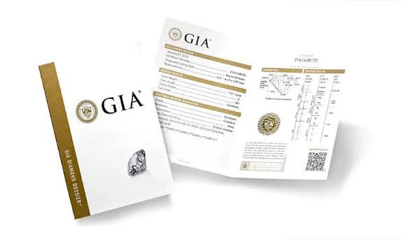 Independent diamond certification report