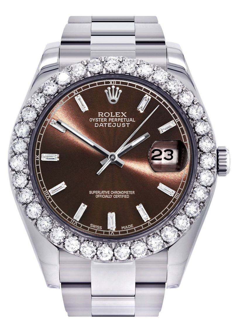 Rolex Datejust II Watch | 41 MM | Custom Morocco Brown Dial | Oyster Band