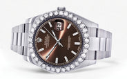 Rolex Datejust II Watch | 41 MM | Custom Morocco Brown Dial | Oyster Band