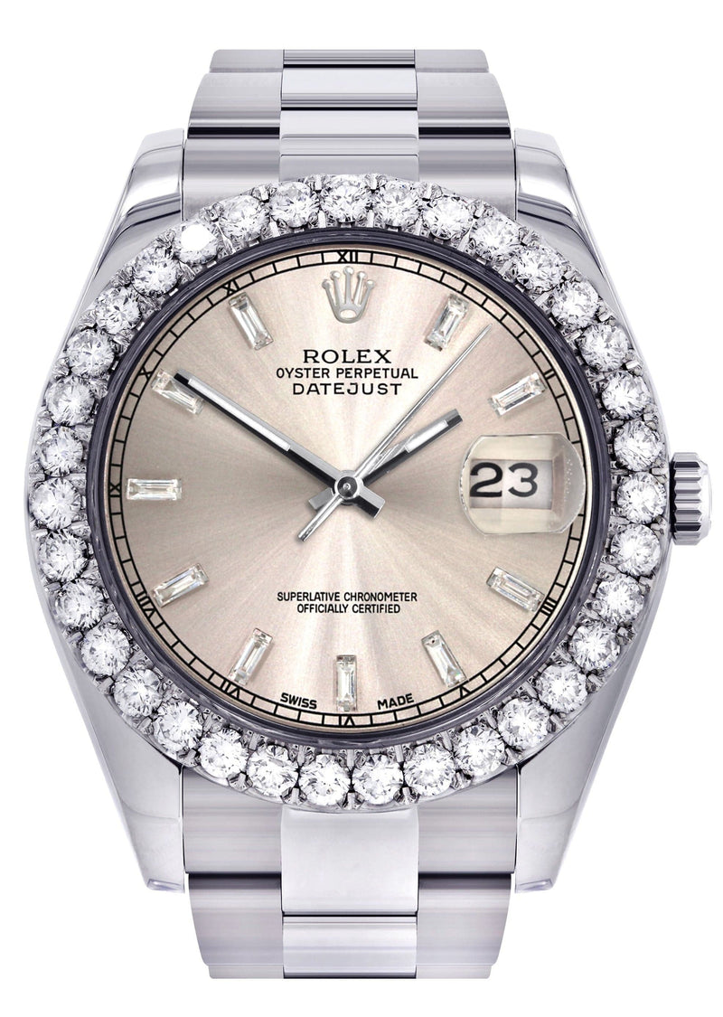 Rolex Datejust II Watch | 41 MM | Custom Dawn Pink Dial | Oyster Band