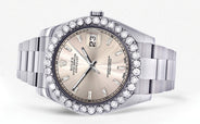 Rolex Datejust II Watch | 41 MM | Custom Dawn Pink Dial | Oyster Band