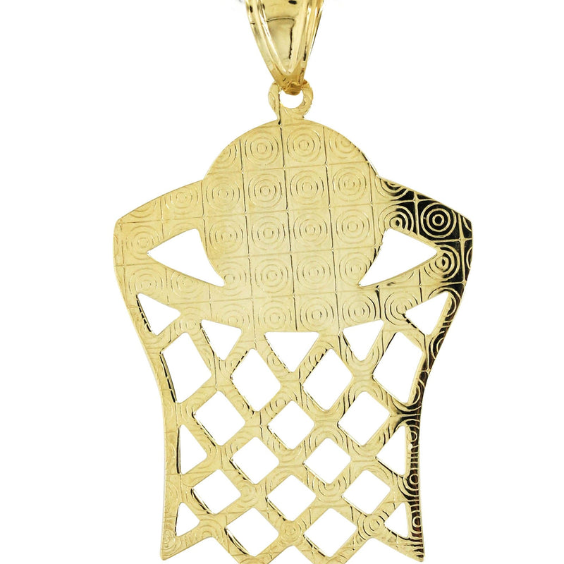 10K Yellow Gold Basketball Necklace | Appx. 14.7 Grams