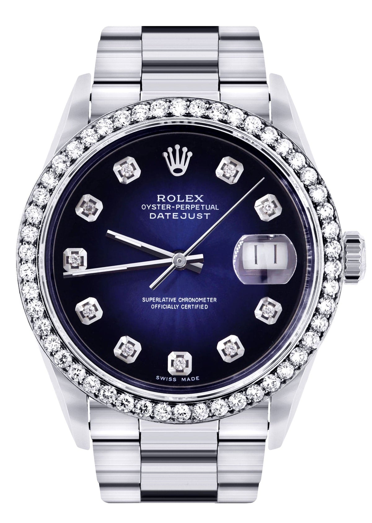 Mens Rolex Datejust Watch 16200 | 36Mm | Blue Dial | Oyster Band