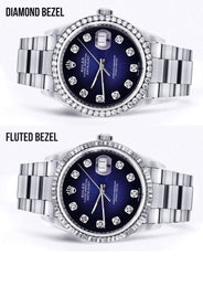 Mens Rolex Datejust Watch 16200 | 36Mm | Blue Dial | Oyster Band