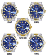 Gold Rolex Datejust Watch 16233 Two Tone for Men | 36Mm | Blue Dial | Jubilee Band