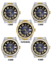 Womens Rolex Datejust Watch 16233 | 36Mm | Blue Black Roman Dial | Jubilee Band