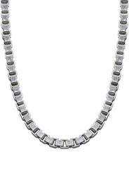 Silver Chain - Mens White Chain / Box Chain