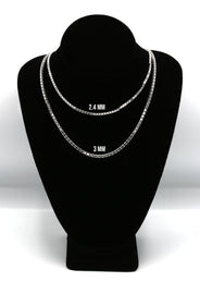 Silver Chain - Mens White Chain / Box Chain