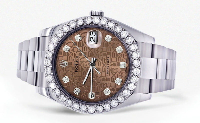 Rolex Datejust II Watch | 41 MM | Custom Jubilee Diamond Dial | Oyster Band