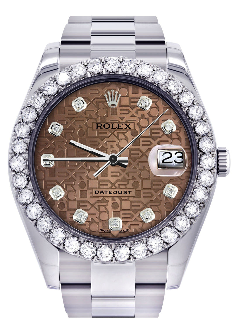 Rolex Datejust II Watch | 41 MM | Custom Jubilee Diamond Dial | Oyster Band