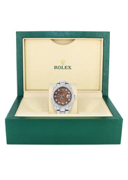 Diamond Iced Out Rolex Datejust 41 | 25 Carats Of Diamonds | Custom Chocolate Jubilee Diamond Dial | Two Row | Oyster Band