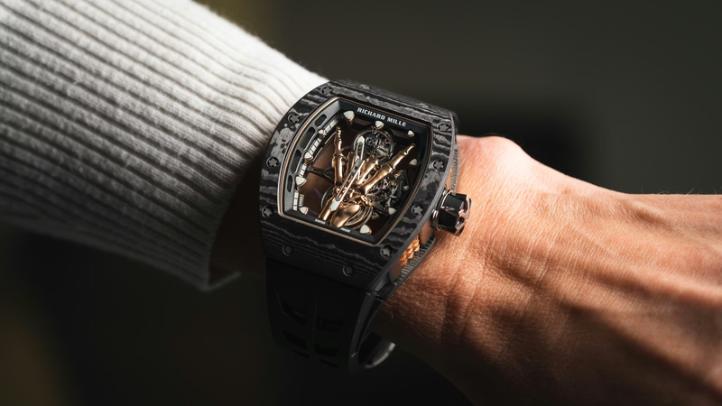 Watches showcase featuring a lifestyle image