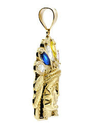 Chief Head  10K Gold Pendant | 15.1 Grams