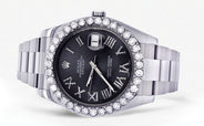 Rolex Datejust II Watch | 41 MM | Custom Grey Roman Dial | Oyster Band