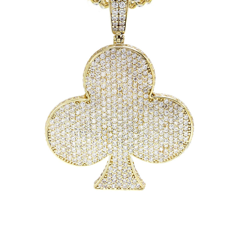 10K Yellow Gold Clover Necklace | Appx. 18.31 Grams