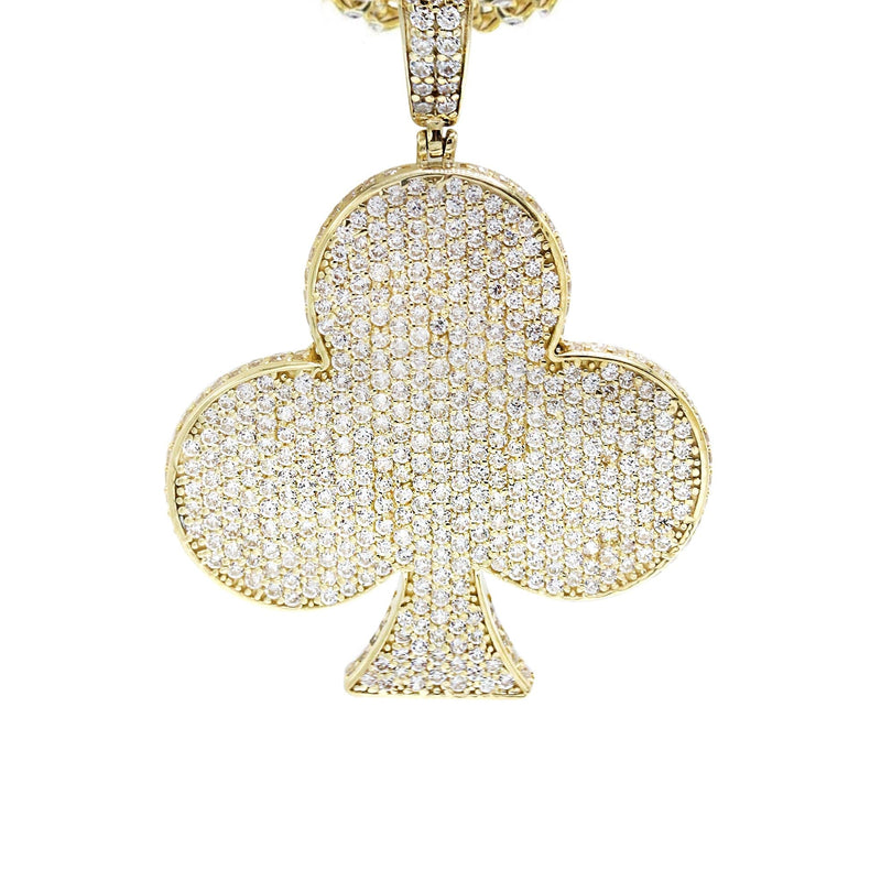 10K Yellow Gold Clover Necklace | Appx. 18.31 Grams