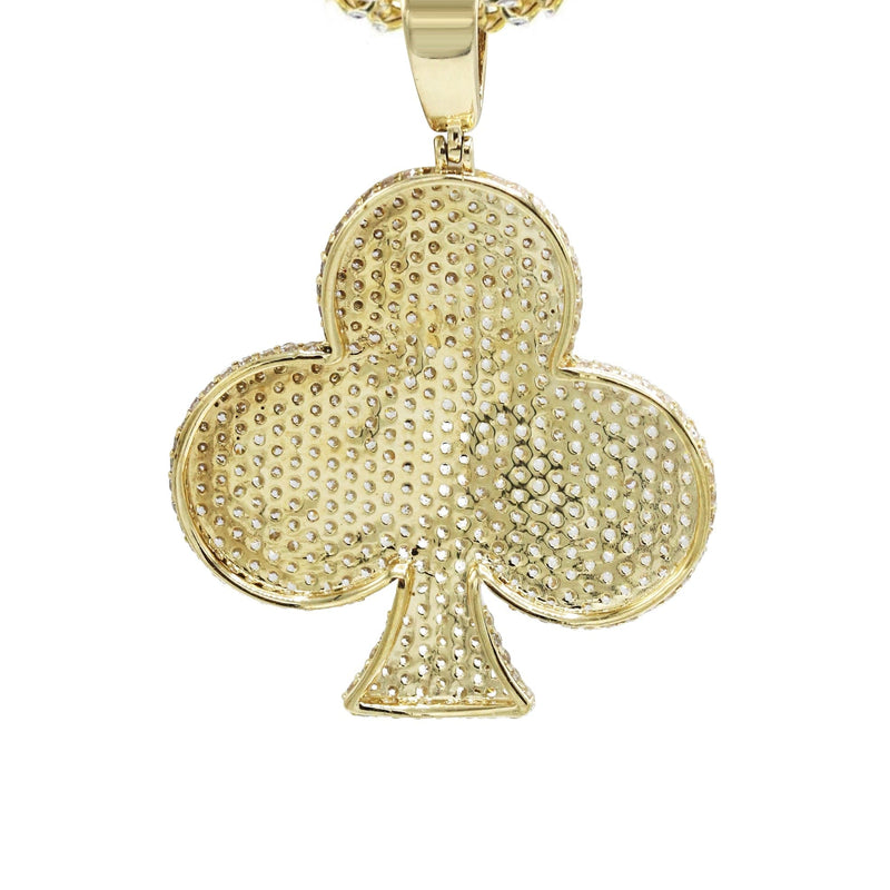 10K Yellow Gold Clover Necklace | Appx. 18.31 Grams