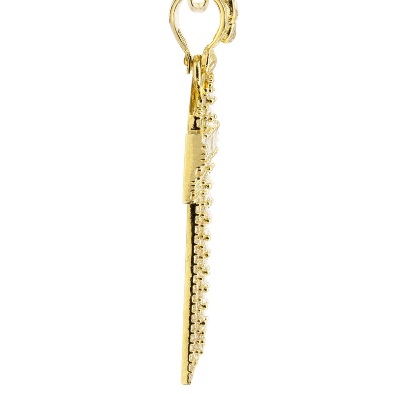 10K Yellow Gold Cross Necklace | Appx. 14.7 Grams