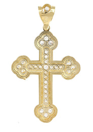 10K Gold Cross Pendant  |  12.8 Grams