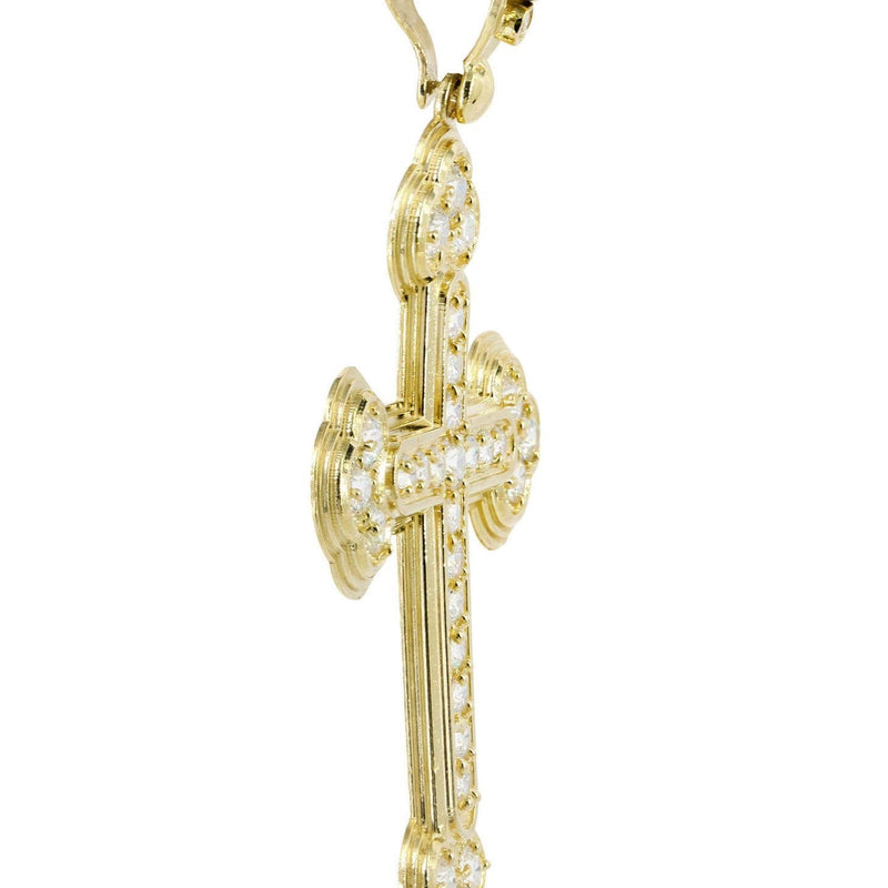 10K Gold Cross Pendant  |  12.8 Grams