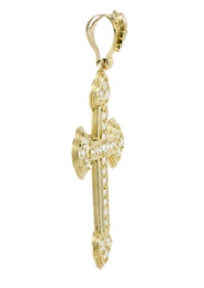 10K Gold Cross Pendant  |  12.8 Grams