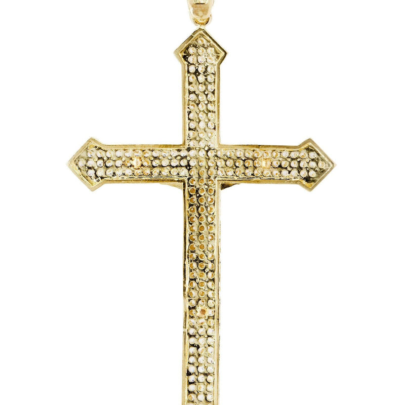 10K Gold Cross / Crucifix Pendant  |  7.3 Grams