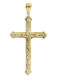 10K Gold Cross / Crucifix Pendant  |  7.3 Grams