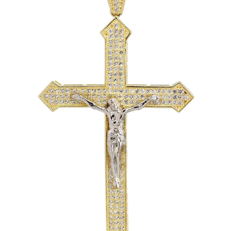 10K Gold Cross / Crucifix Pendant  |  7.3 Grams
